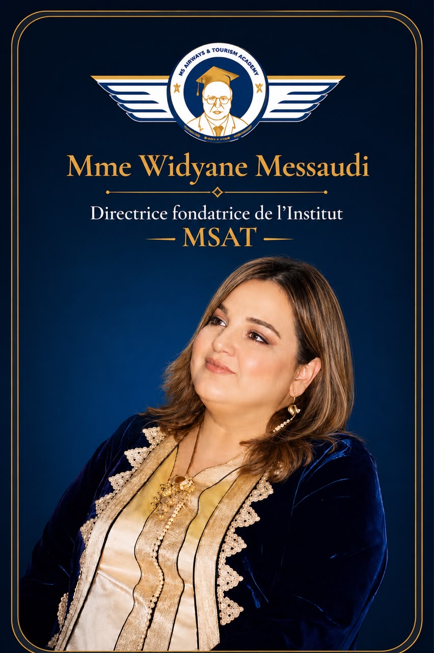 Wydiane Masoudi, directrice de MS Airways & Tourism Academy